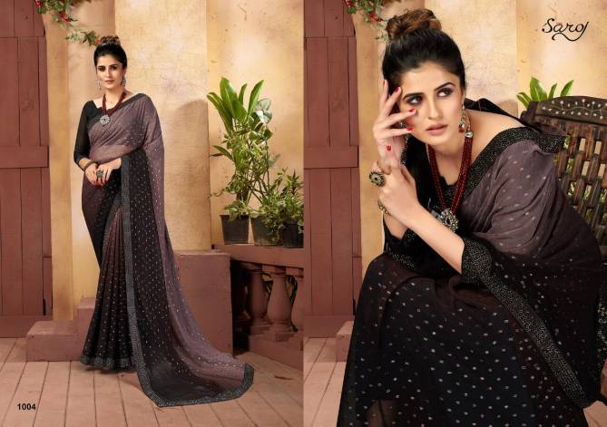 Saroj Fashion Dream Casual Wear Georgette Wear Saree Collection